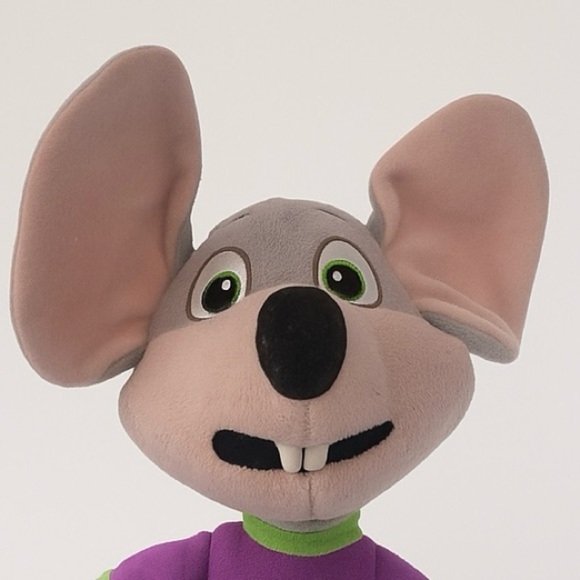 Chuck E Cheese Plush Toy Mascot Mouse 13" Purple Shirt Iconic Birthday Party - Picture 5 of 5